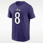 Lamar Jackson Baltimore Ravens Men's Nike NFL T-Shirt