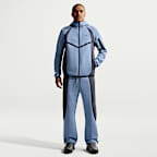 Męska kurtka z dzianiny w kontrastowych kolorach z zamkiem na całej długości Nike Tech Windrunner