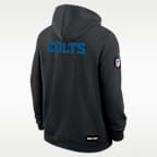 Indianapolis Colts Alt 2 Tight Coverage Sideline Men's Nike Dri-FIT NFL Pullover Hoodie