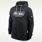 Carolina Panthers Crucial Catch Sideline Standard Issue Men's Nike Dri-FIT NFL Pullover Hoodie