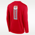 Ohio State Primetime Stack Legend Men's Nike Dri-FIT College Long-Sleeve T-Shirt