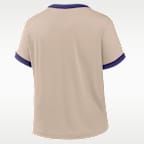 Baltimore Ravens Rewind Ringer Mod Women's Nike NFL Cropped T-Shirt