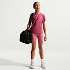 Camisola de manga curta Dri-FIT Nike Pro Júnior (Rapariga)