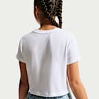 Nike Sportswear Older Kids' (Girls') Cropped Mod T-Shirt