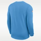 Tennessee Titans Sideline Coach Men's Nike Dri-FIT NFL Long-Sleeve Top