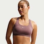 Bra deportivo de alta sujeción con forro ligero para mujer Nike Swift
