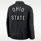 Ohio State Local Twill Men's Nike College Full-Zip Jacket