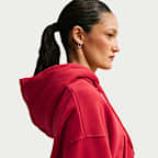 Nike Studio Fleece Medium Weight Women's Oversized Full-Zip Cropped Hoodie