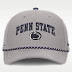 Gorra universitaria Nike ajustable para hombre Penn State Primetime Rise Rope