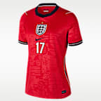 Jersey de fútbol Nike Dri-FIT para mujer Phil Foden England National Team 2026 Stadium Away
