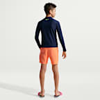 Shorts de playa o alberca con forro de ropa interior de 15 cm para niño talla grande Nike Swim Breaker Essential