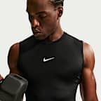 Nike Pro Dri-FIT strakke, mouwloze fitnesstop voor heren
