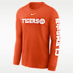 Clemson Basketball Icon Men's Nike College Long-Sleeve T-Shirt