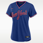 Francisco Lindor New York Mets Women's Nike MLB Replica Jersey