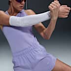 Shorts de correr Dri-FIT con forro de ropa interior para mujer Nike Tempo