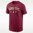 Playera universitaria Nike para hombre Florida State Primetime Football Icon