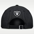Las Vegas Raiders Primetime Club Wordmark Men's Nike NFL Adjustable Hat