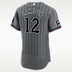 Francisco Lindor New York Mets City Connect Men's Nike MLB Authentic Jersey