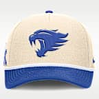 Gorra universitaria Nike ajustable para hombre Kentucky Primetime Rope 2-Tone Rise
