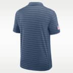 New England Patriots Rivalries Collection Sideline Victory Striped Men's Nike Dri-FIT NFL Polo