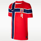 Erling Braut Haaland Norway National Team 2026 Stadium Home Big Kids' Nike Dri-FIT Soccer Jersey