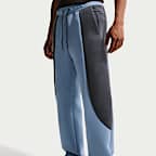 Pantalon en Fleece à ourlet ouvert et couleurs contrastées Nike Tech pour homme