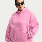 Sudadera con gorro sin cierre oversized para mujer Nike Studio Fleece Medium Weight