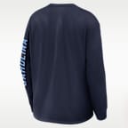 Playera universitaria Nike de manga larga para hombre North Carolina Legacy