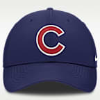 Gorra Nike Dri-FIT de la MLB ajustable para hombre Chicago Cubs Club