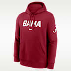 Alabama Club 2-Hit Nickname Men's Nike College Pullover Hoodie