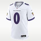 Jersey Nike de la NFL Game para hombre Roquan Smith Baltimore Ravens