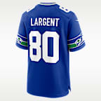 Jersey de fútbol americano Nike de la NFL Game para hombre Steve Largent Seattle Seahawks