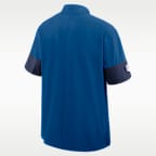 Indianapolis Colts Sideline Coach Men's Nike NFL 1/2-Zip Short-Sleeve Jacket