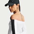 Nike Sportswear Part superior cenyida de màniga llarga amb espatlles descobertes - Dona