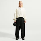 Nike Studio Fleece Medium Weight Women's Oversized Cropped Crew