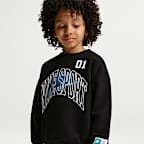 Nike Sportswear Little Kids' Multisport 2-Piece Fleece Crew Set