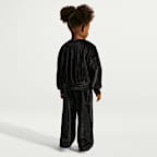Nike Toddler Swoosh Sparkle 2-Piece Velvet Pants Set