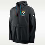 Jacksonville Jaguars Sideline Anorak Men's Nike NFL 1/2-Zip Hooded Jacket