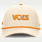 Gorra universitaria Nike ajustable para hombre Tennessee Legacy Vintage Rope Rise