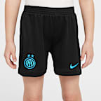Inter Milan 2025/26 Stadium Home Younger Kids' Nike Football Replica 3-Piece Kit