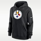 Sudadera con gorro sin cierre Nike de la NFL para mujer Pittsburgh Steelers Club