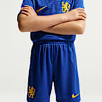 Replika domácích fotbalových kraťasů Nike Dri-FIT Chelsea FC Stadium 2026/27 pro větší děti