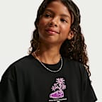 Playera de corte cuadrado para niña talla grande Nike Sportswear
