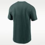 Playera universitaria Nike para hombre Michigan State Legacy Arch 2-Hit