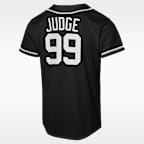 Jersey Nike de la MLB Replica Fashion para niños talla grande Aaron Judge New York Yankees
