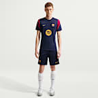 F.C. Barcelona Strike Men's Nike Football Dri-FIT Short-Sleeve Top