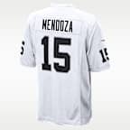 Jersey Nike de la NFL Game para hombre Fernando Mendoza Las Vegas Raiders 2026 NFL Draft First Round Pick
