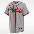 Jersey Nike de la MLB Replica para hombre Ronald Acuña Jr. Atlanta Braves