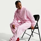 Pantalon de survêtement oversize à taille haute Nike Sportswear Phoenix Fleece pour Femme