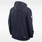 Chicago Bears Sideline Standard Issue Men's Nike Dri-FIT NFL Pullover Hoodie